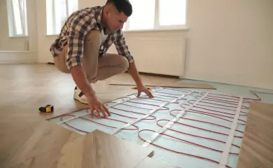 Chauffage au sol à Paris et dans l'Ile de France
